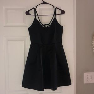 Black Pleated Dress - Size 4